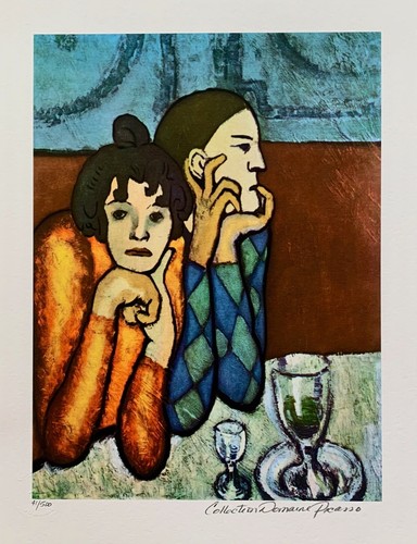 Pablo picasso arlecchino - pablo,