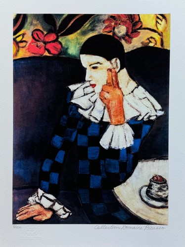 Pablo picasso arlecchino - picasso,