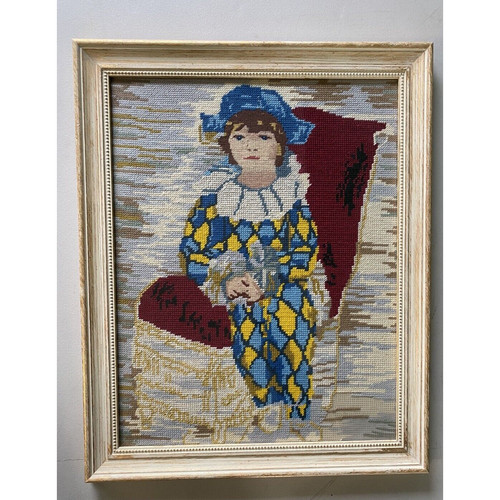 Costume arlecchino needlepoint - arlecchino,