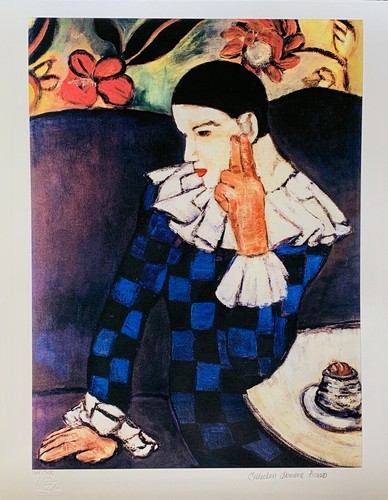 Pablo picasso arlecchino - pablo,