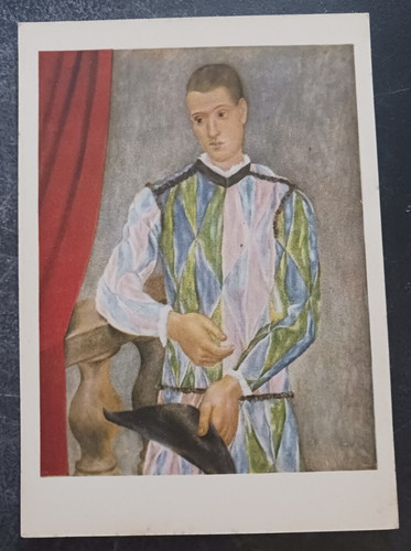 Cartolina vintage picasso - cartolina,