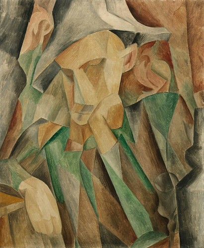 Arlecchino appoggiato - , (1909)
