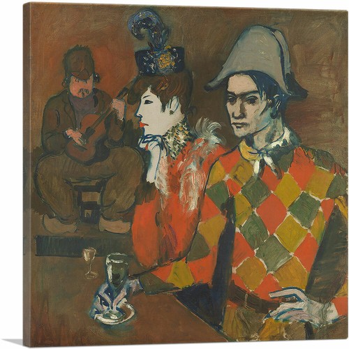 Arlecchino con vetro - ,