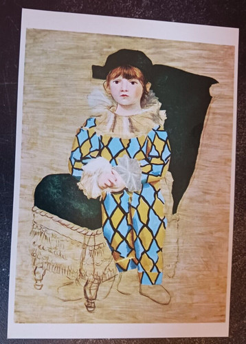 Cartolina vintage picasso - cartolina,