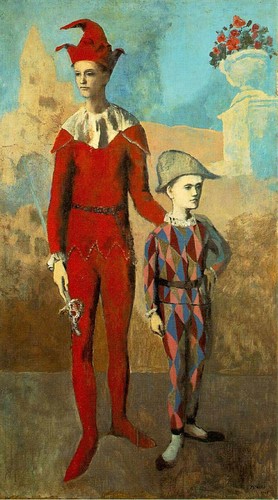 Acrobata giovane arlecchino - giovane,