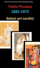 Pablo Picasso - Art cards -