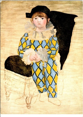 Cartolina paul arlequin - paul, as
