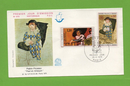 Fdc 1975 pablo - fdc, picasso