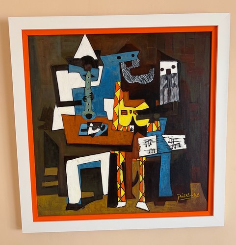Picasso tre musicisti - picasso,