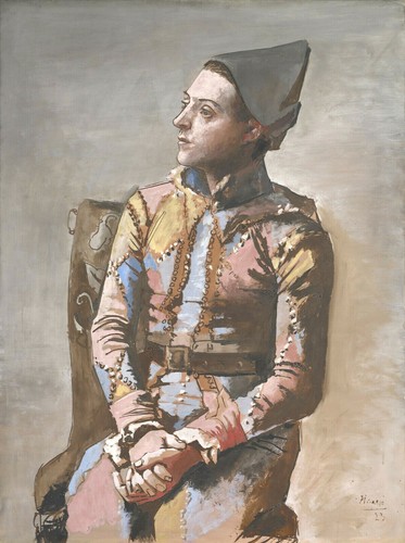 Arlecchino seduto - , (1923)