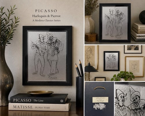 Stampa picasso arlecchino - stampa, e