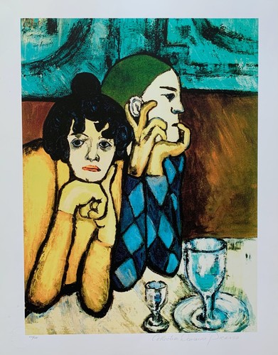 Pablo picasso arlecchino - pablo, &
