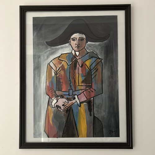 Picasso arlecchino mani - picasso,