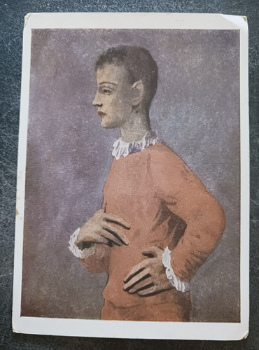 Cartolina vintage picasso - cartolina,