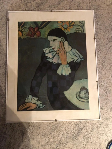 Stampa picasso arlecchino - di,