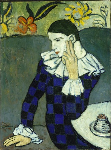 Arlecchino appoggiato - , (1901)