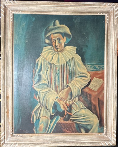 Stampa vintage picasso pierrot - picasso,