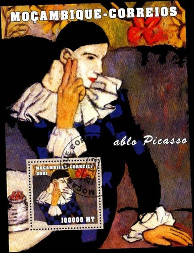 Mozambico 2001 pablo picasso - 2001,