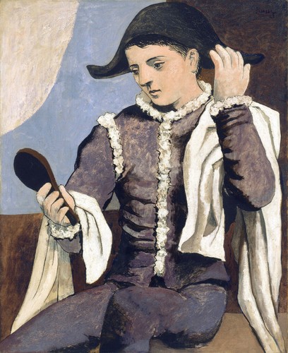 Arlecchino con specchio - , (1923)