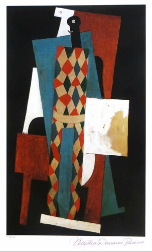 Pablo picasso arlecchino - picasso,
